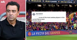 "The flop no one's talking about" "Foolish player" - Barcelona new signing gets savaged on Twitter for his underwhelming performance in 3-1 Real Madrid defeat