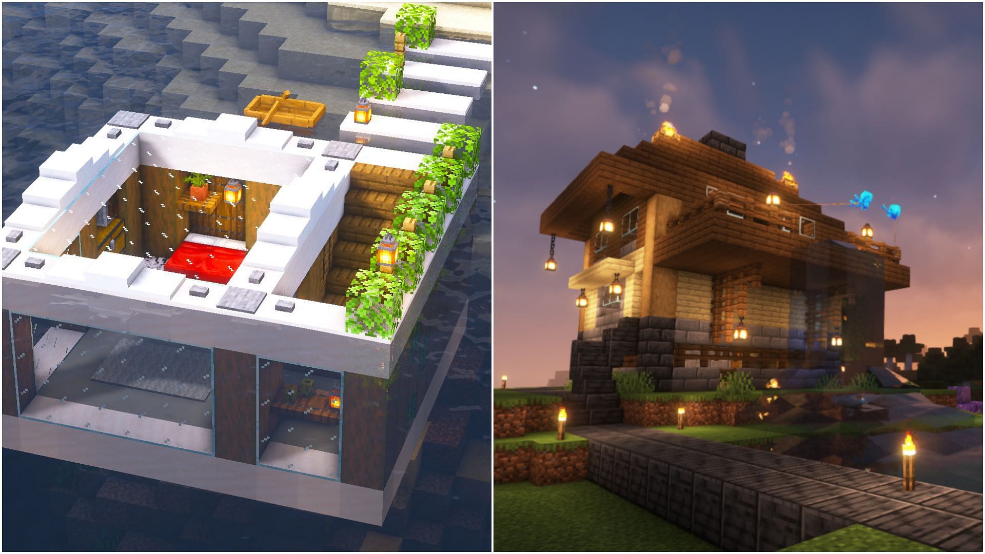 There are many simple builds that beginners can construct in Minecraft (Image via Sportskeeda)