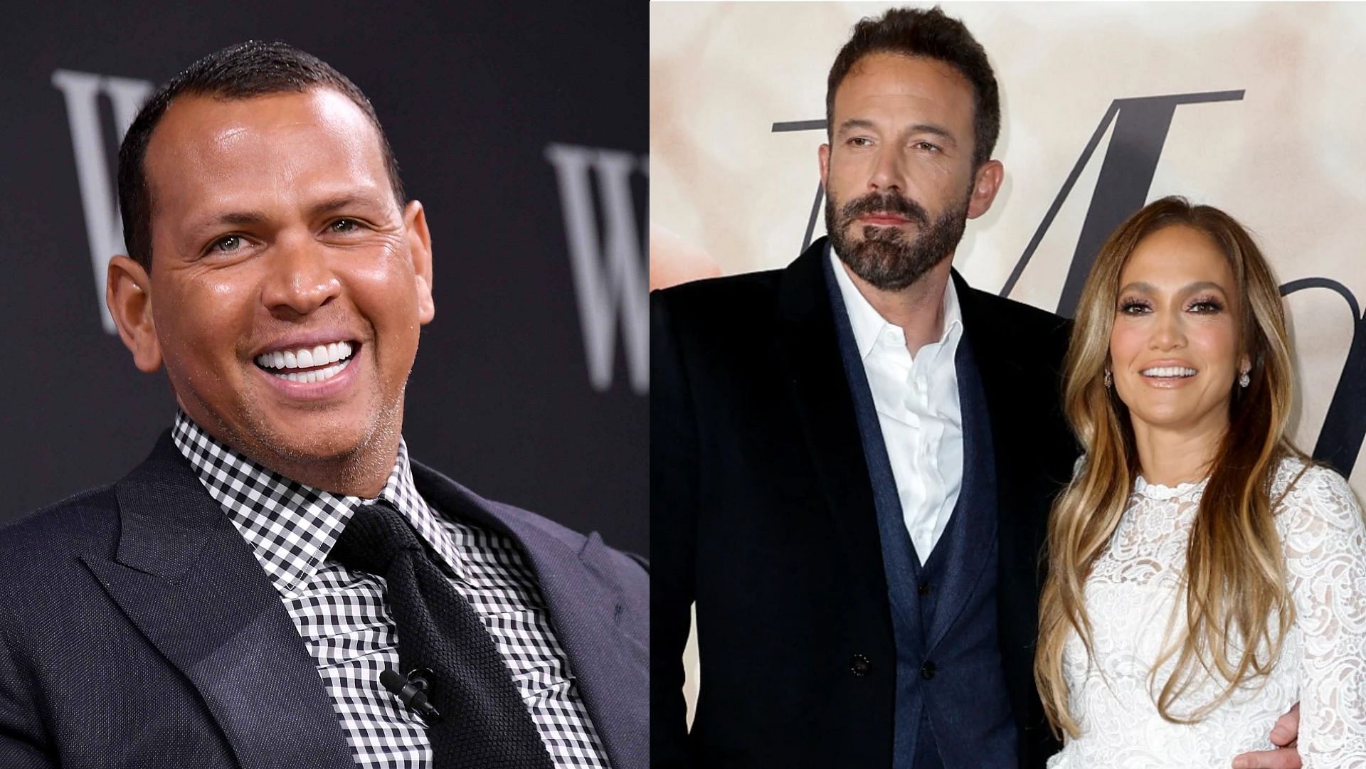 Jennifer Lopez and Alex Rodriguez were engaged for four years. (Image via Michael Loccisano/Getty, Frazer Harrison/Getty)