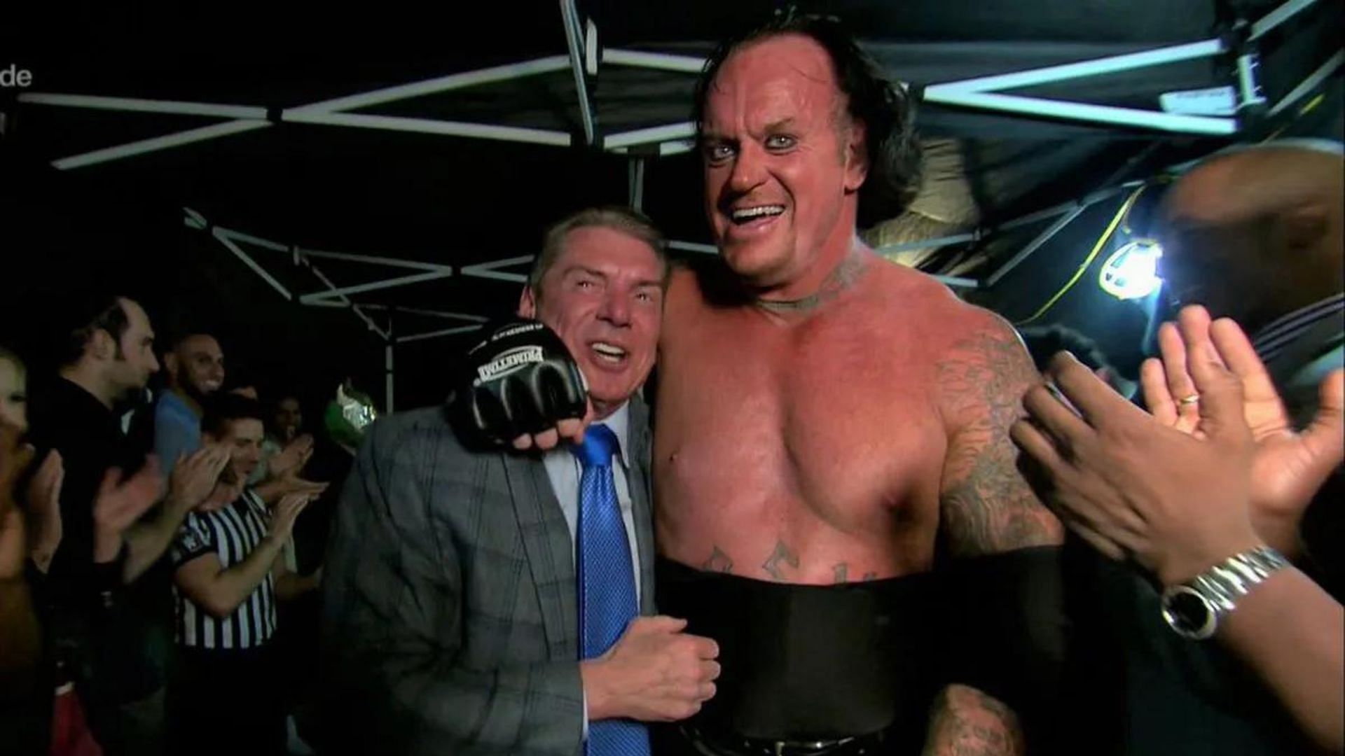 WWE personalities, The Undertaker and Vince McMahon