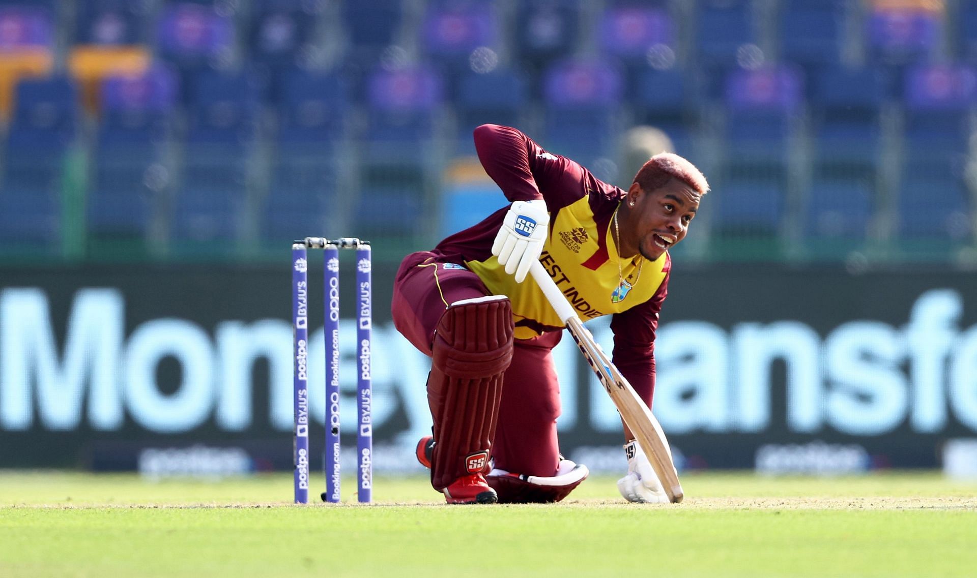 West Indies batter Shimron Hetmyer. Pic: Getty Images