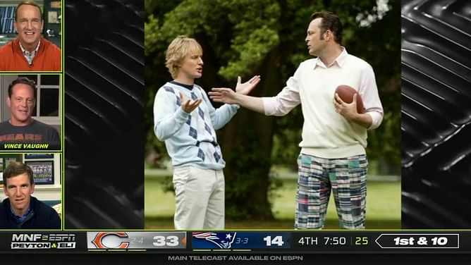 Did Peyton Manning inspire 'Wedding Crashers'? Vince Vaughn spills the beans on infamous scene on 'ManningCast'