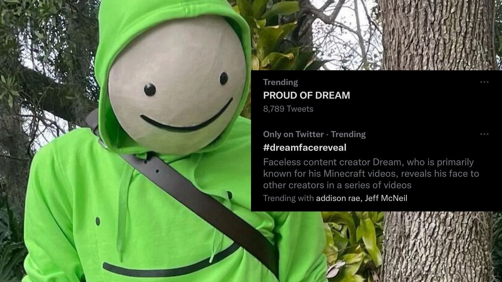 Proud of Dream trends on Twitter as fans celebrate journey of Minecraft  star before his official face-reveal