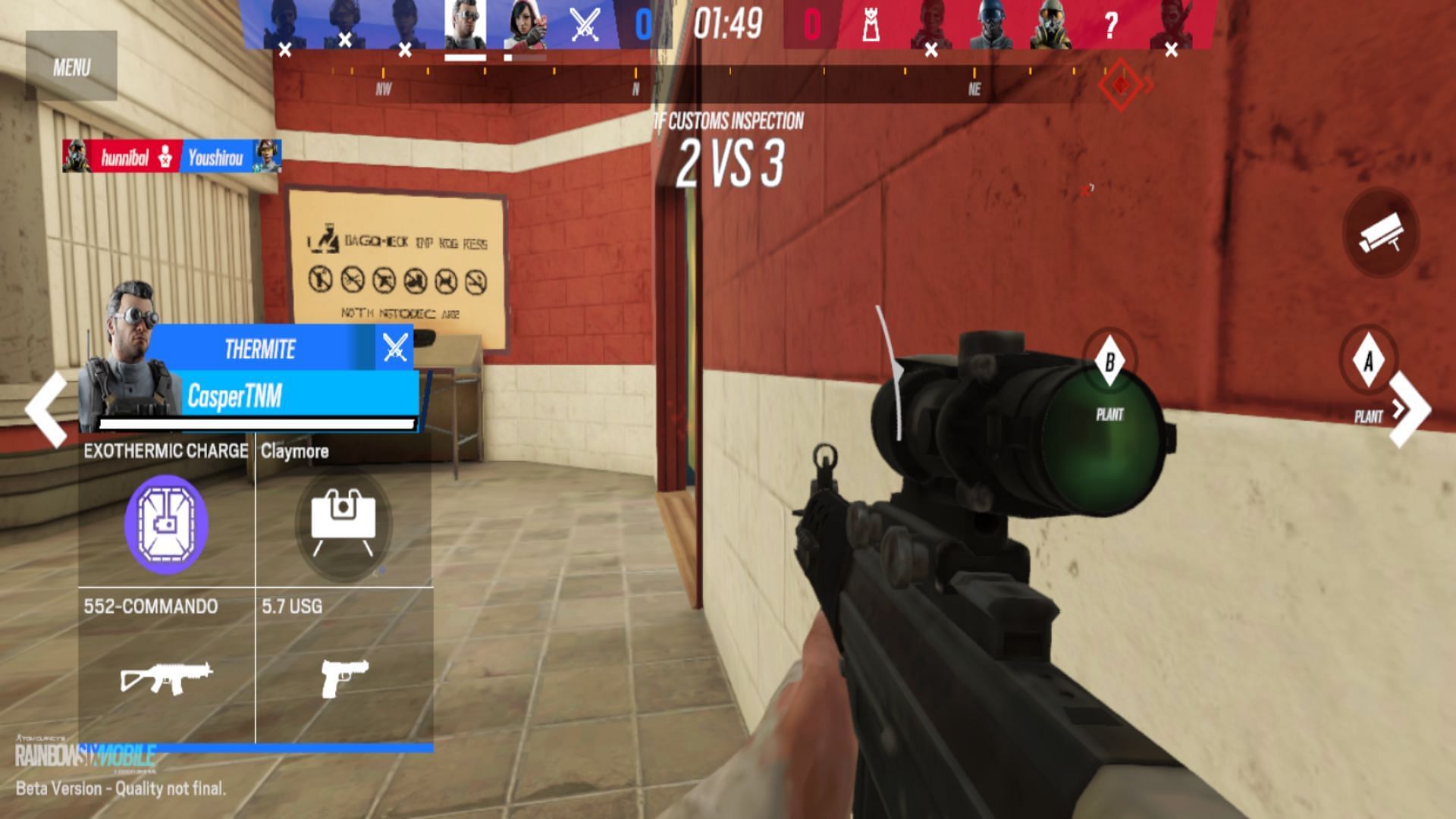 Rainbow Six Mobile Beta preview: A tactical shooter in the making, albeit  with flaws