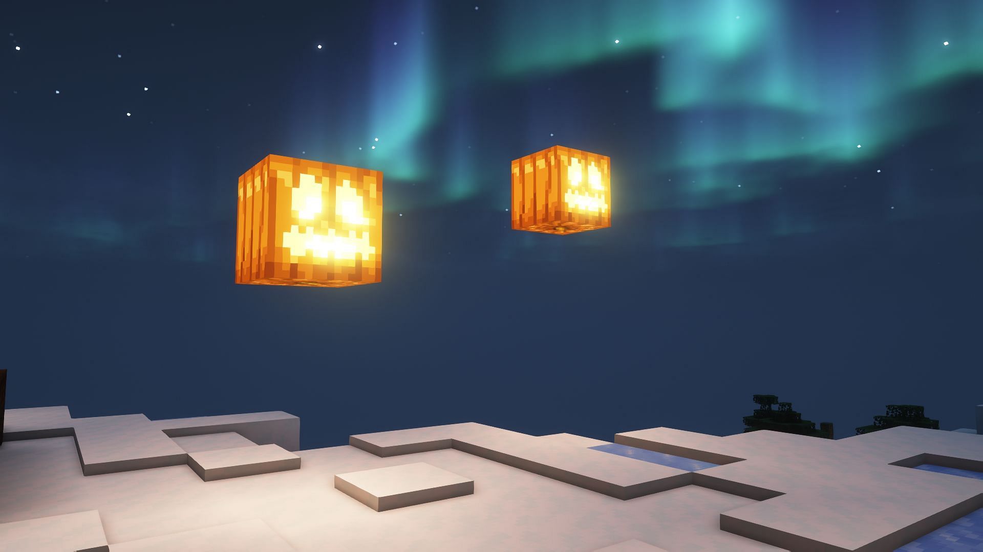These might not be lamp posts in the traditional sense, but they are excellent light decoration in Minecraft (Image via Mojang)