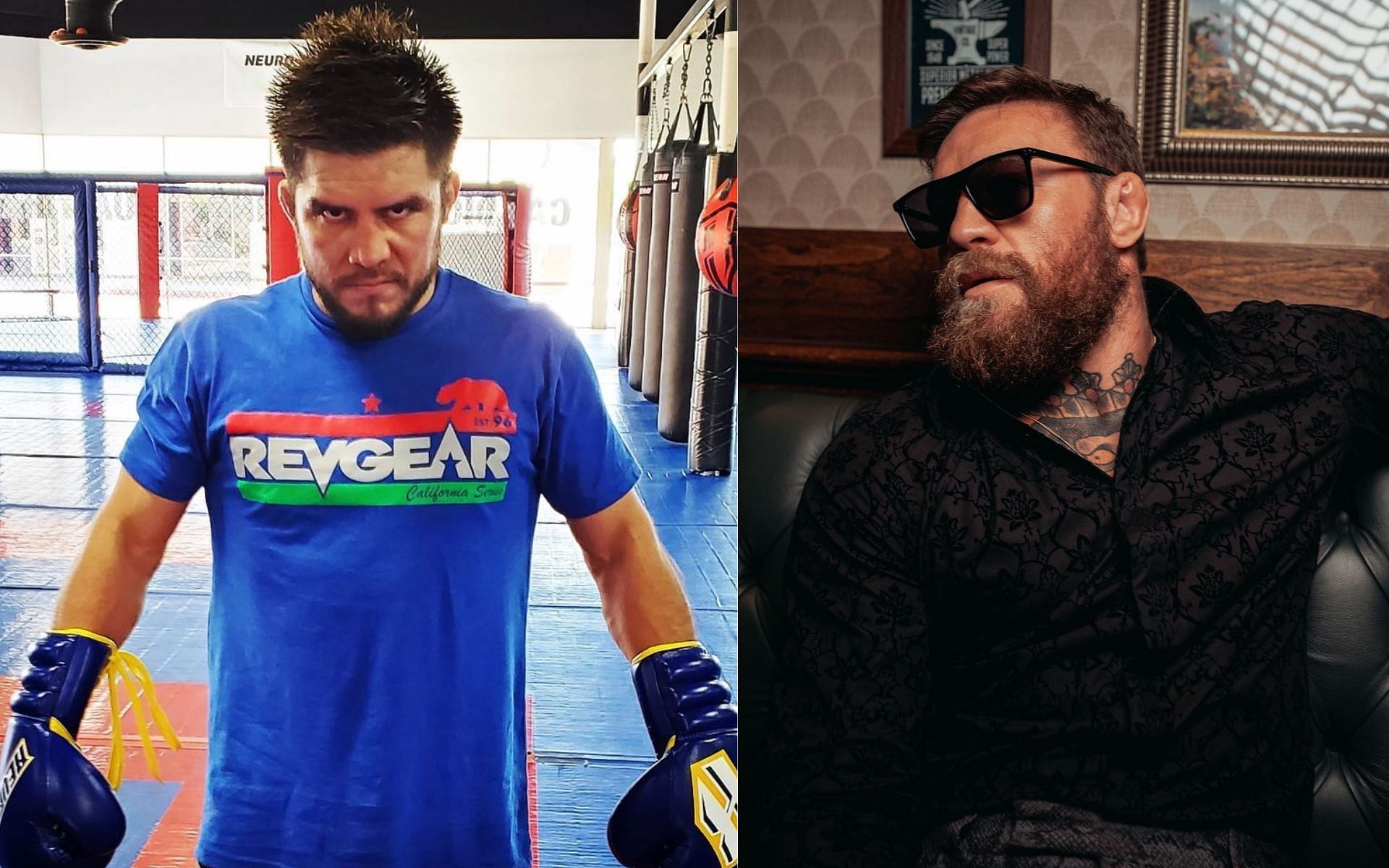 Henry Cejuo (Left) and Conor McGregor (Right) [Images via: @henry_cejudo and @thenotoriousmma on Instagram]