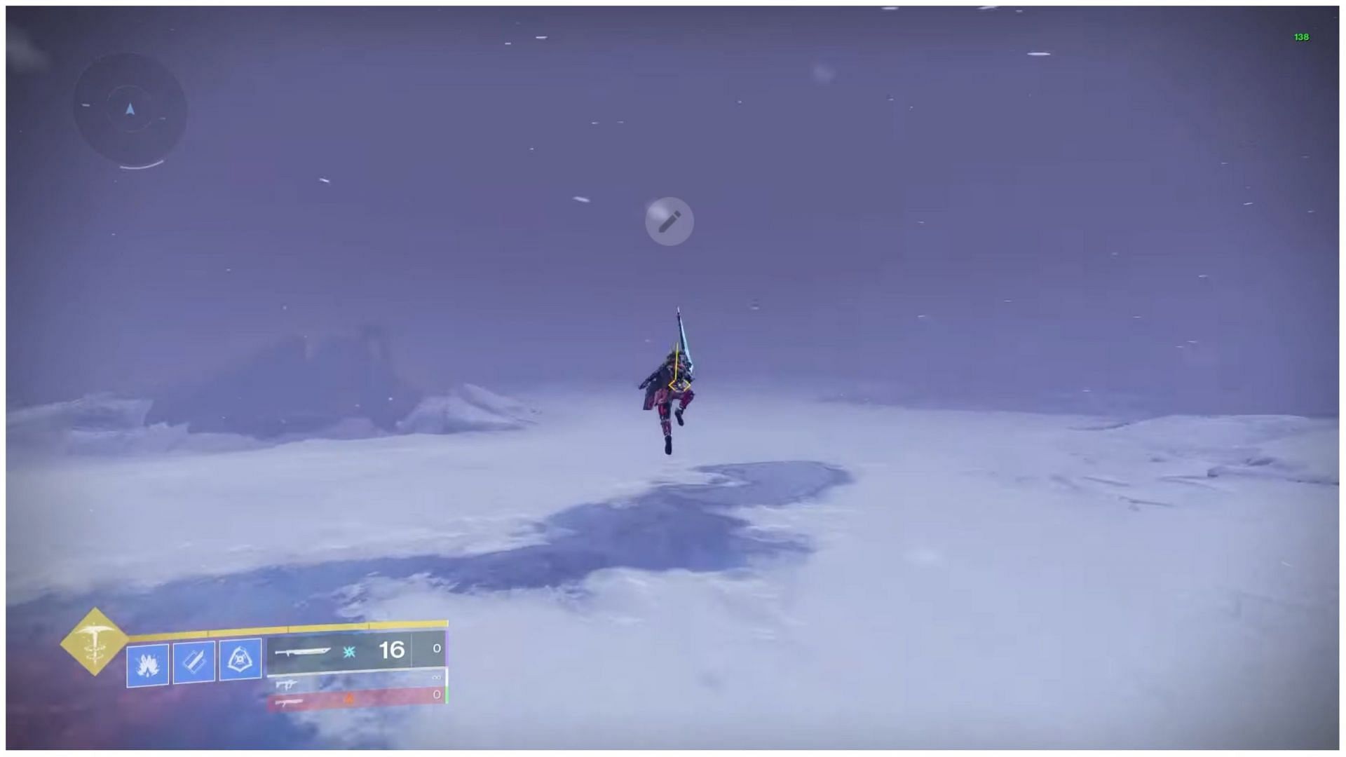 Eager Edge skating with Stasis Hunter (Image via Destiny 2) 