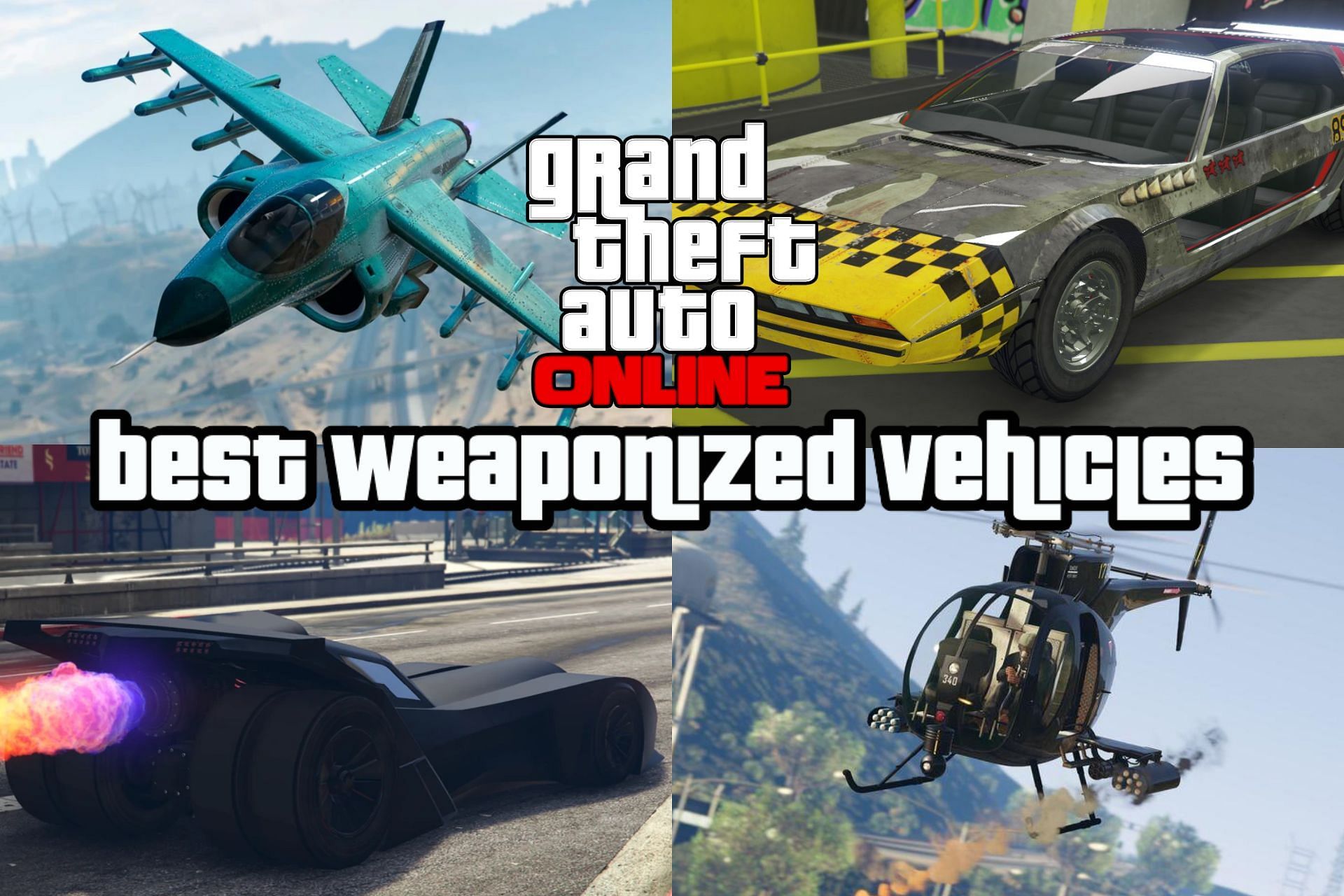 GTA Online players should look for these five best weaponized vehicles (Images via Rockstar Games)