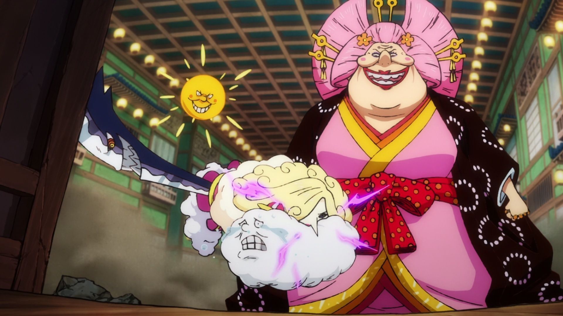 Big Mom demonstrated her cruelty (Image via Toei Animation)