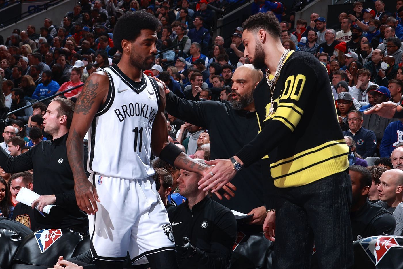 Ben Simmons and Kyrie Irving [Source: Nets Daily]