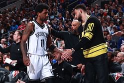 “Give him a f**king chance, we stay on his s**t” - Kyrie Irving blasts reporters for repeated questions over Ben Simmons’ poor form