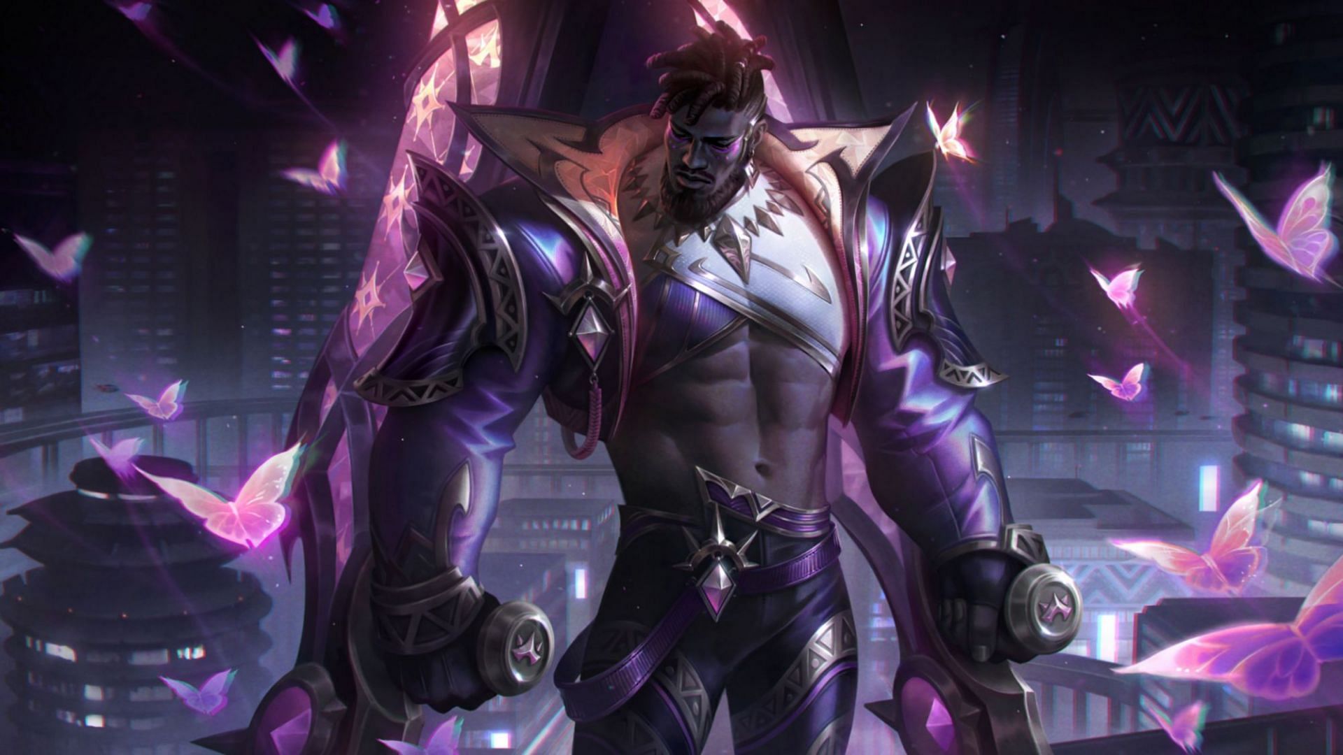 The Prestige Empyrean K&#039;Sante Skin (Image via Riot Games)