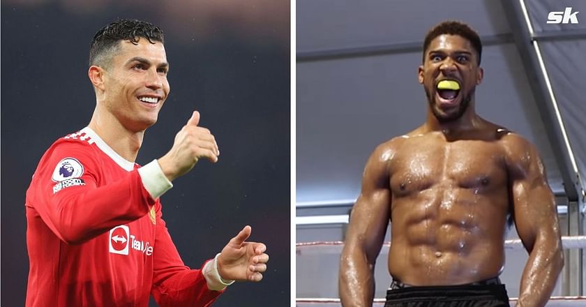 When In Portugal” Anthony Joshua Imitates Cristiano Ronaldos Iconic