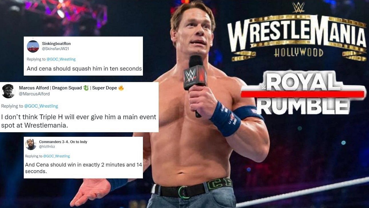 Who do you think should face John Cena at WrestleMania next year?