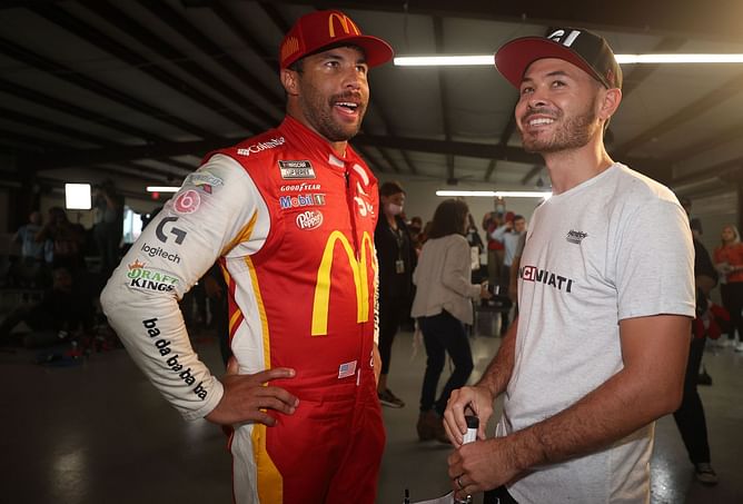 Kyle Larson claims he has often 'gotten the middle finger' from Bubba Wallace Jr.