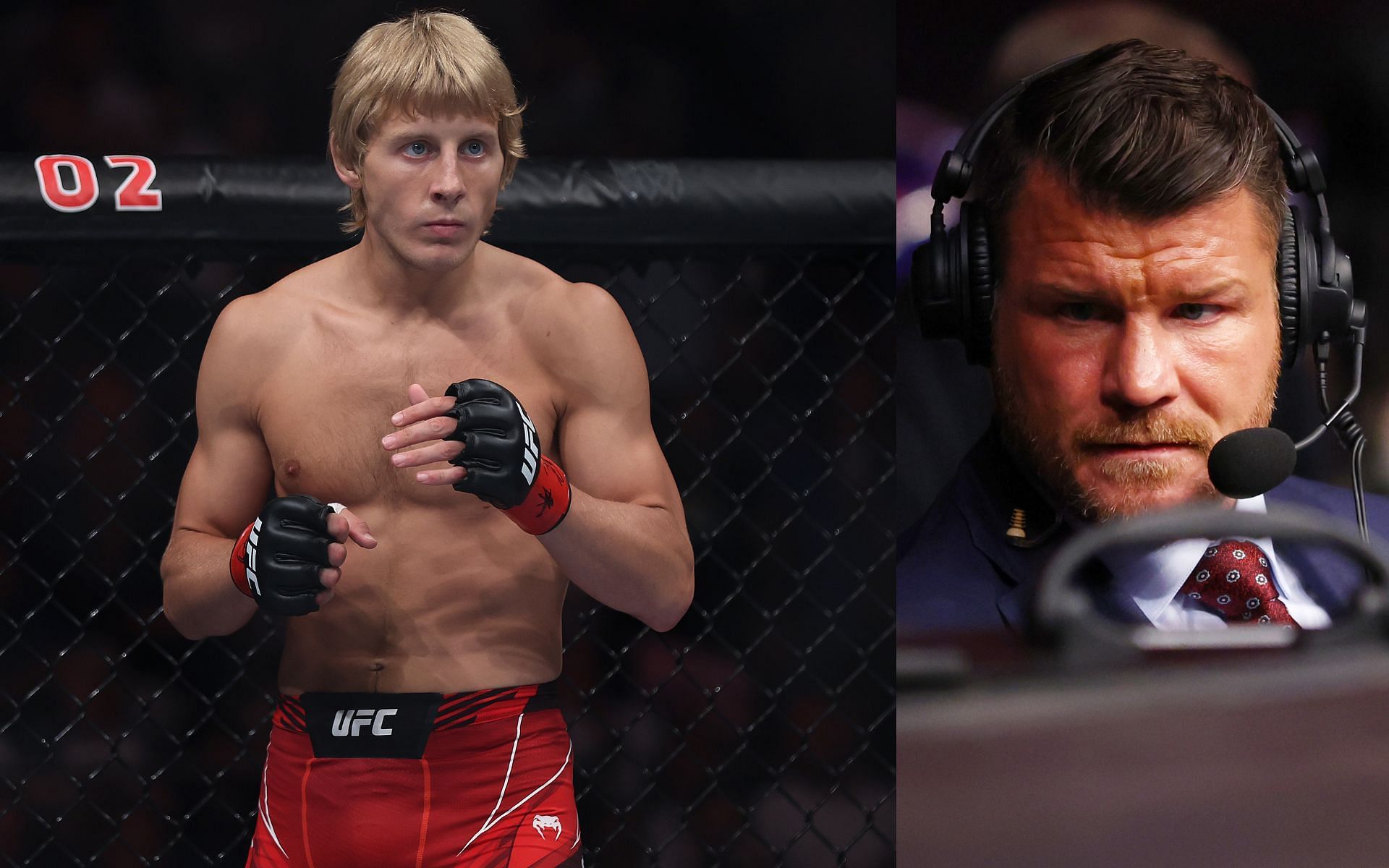 Paddy Pimblett (left) and Michael Bisping (right). [Images courtesy: Getty Images]