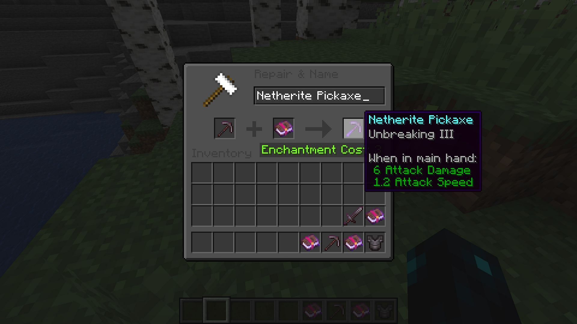 Unbreaking can increase the durability of any gear in Minecraft (Image via Mojang)