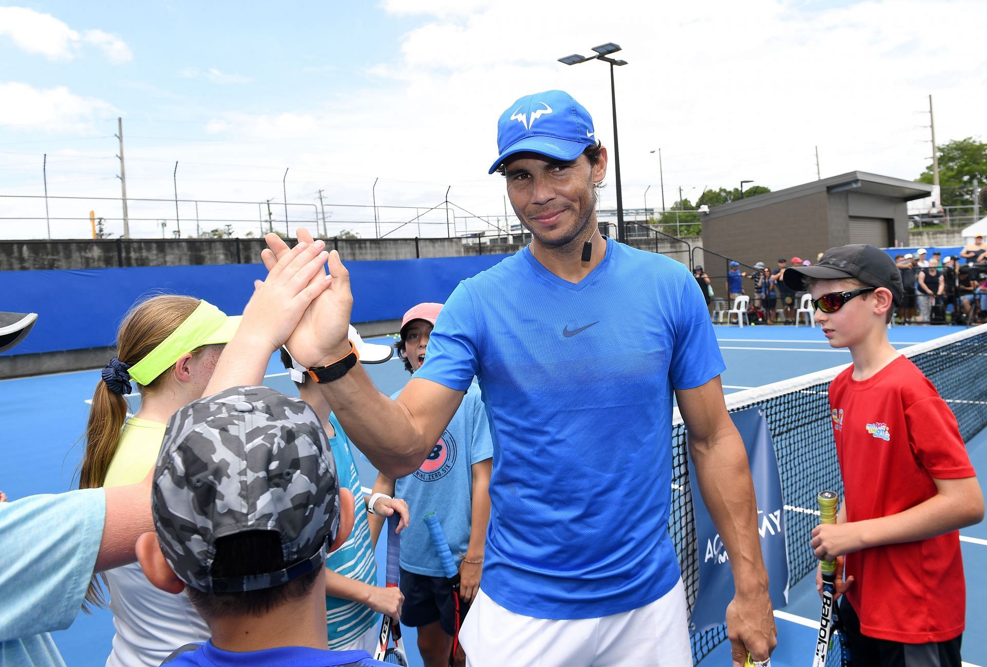 Rafael Nadal at the 2019 Brisbane International.