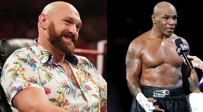 "Tyson never fought anybody as big as Fury"- Fans debate over a fantasy heavyweight clash between Mike Tyson and Tyson Fury