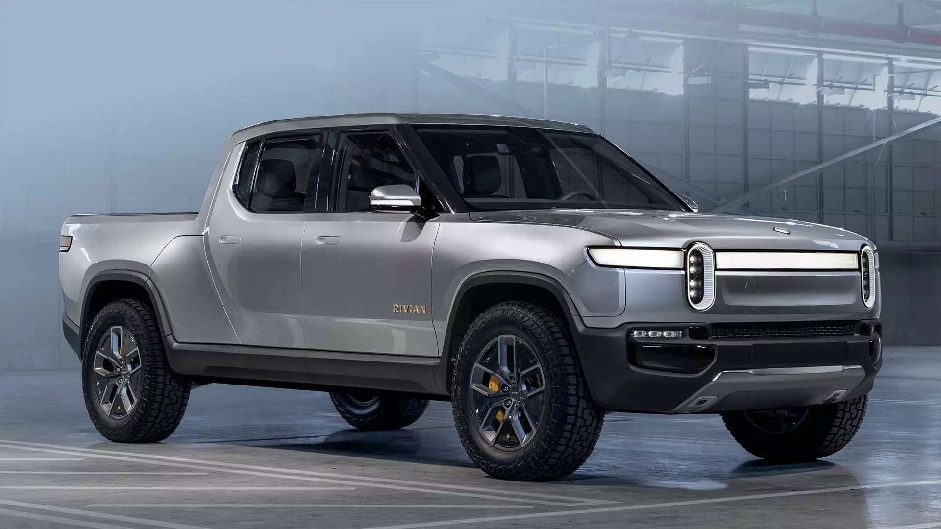 Rivian Motor&#039;s R1T pickup (image via ET Auto)