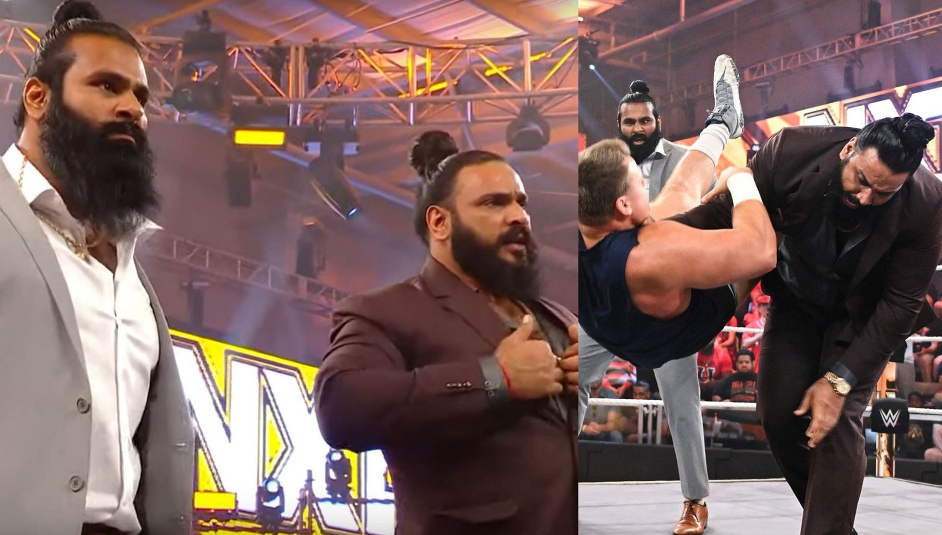 WWE NXT में वीर और सांगा ने प्रभावित किया 
