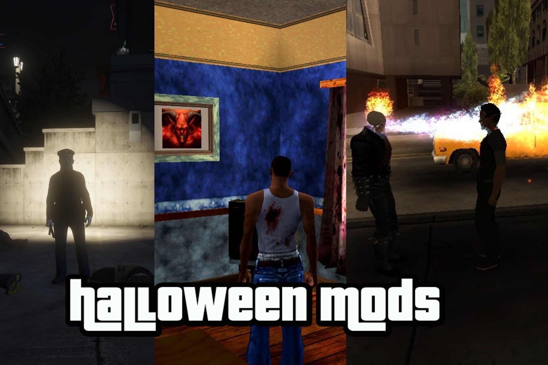 Five Best Halloween mods for GTA games (Image via Sportskeeda)