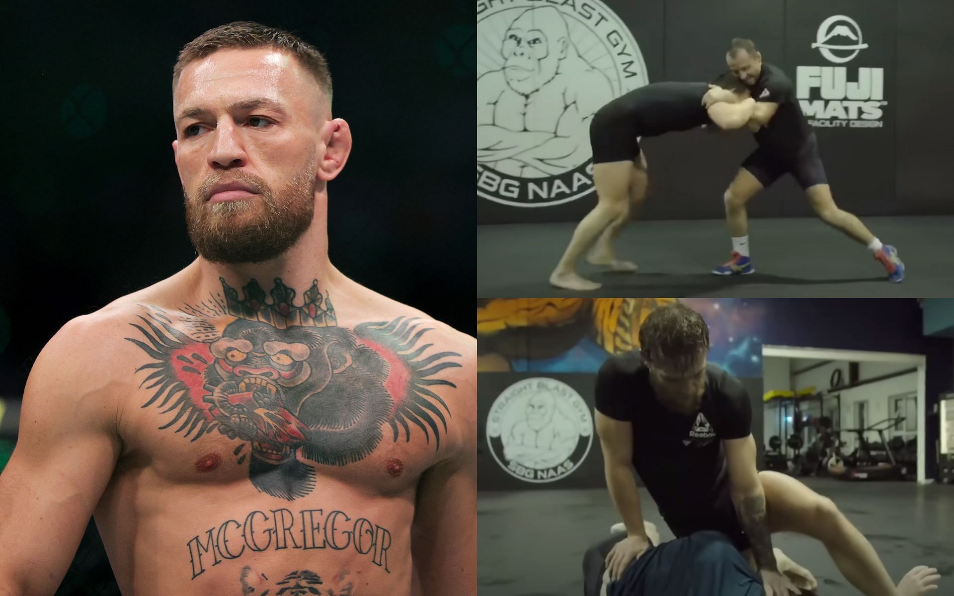 Conor McGregor (Left), McGregor