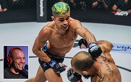“F******g beast” - Joe Rogan reacts to Fabricio Andrade’s demolition job of John Lineker