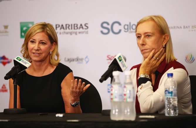 WTA Finals: Evert and Navratilova to hand over trophies; Groups named after American greats Nancy Richey, Rosie Casals, Pam Shriver and Tracy Austin