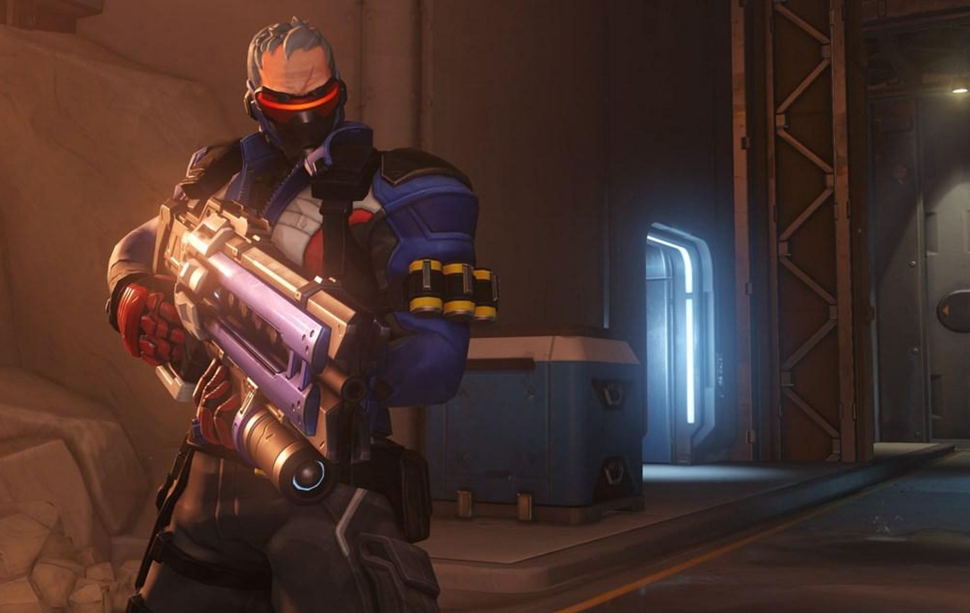 The re-worked version of Soldier 76 in Overwatch 2 Beta version (Image via Blizzard Entertainment)