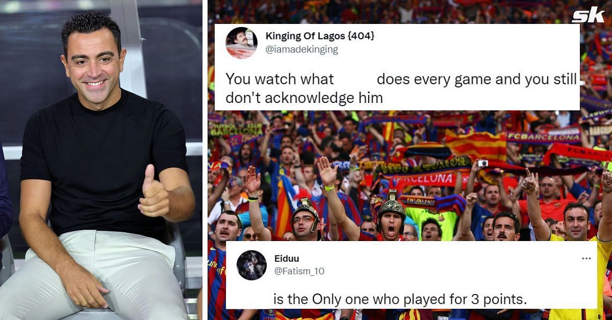 Barcelona fans admire player for performance against Valencia