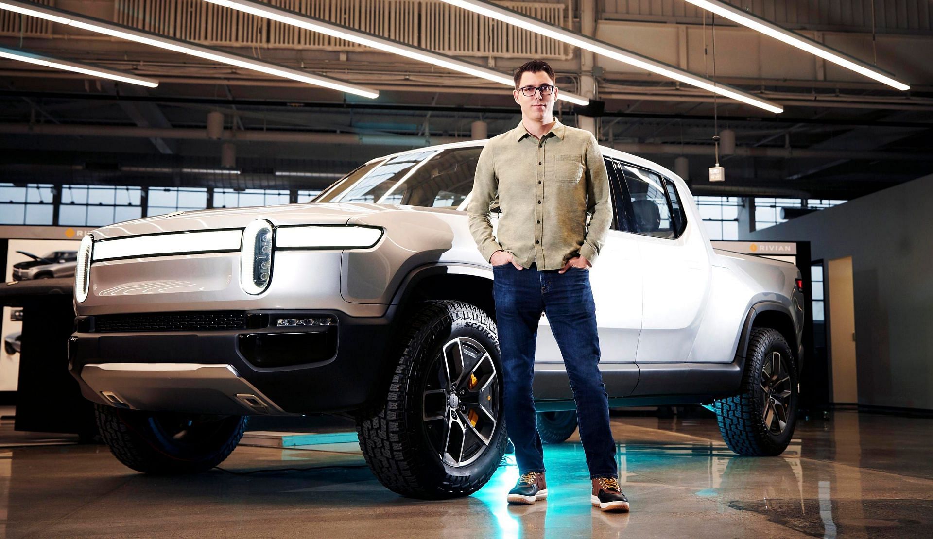CEO of Rivian RJ Scaringe (image via Getty Images)