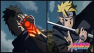 Kawaki and Boruto activating their Karma in Boruto ep 1 (Image via Studio Pierrot)