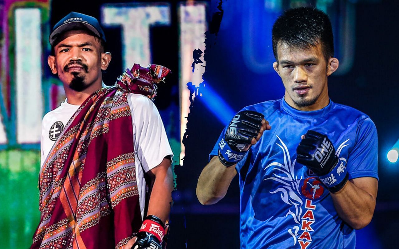 Tial Thang (left) and Jeremy Pacatiw (right). [Photos ONE Championship]