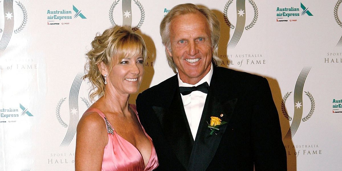 Greg Norman recalled his early meeting with Chris Evert