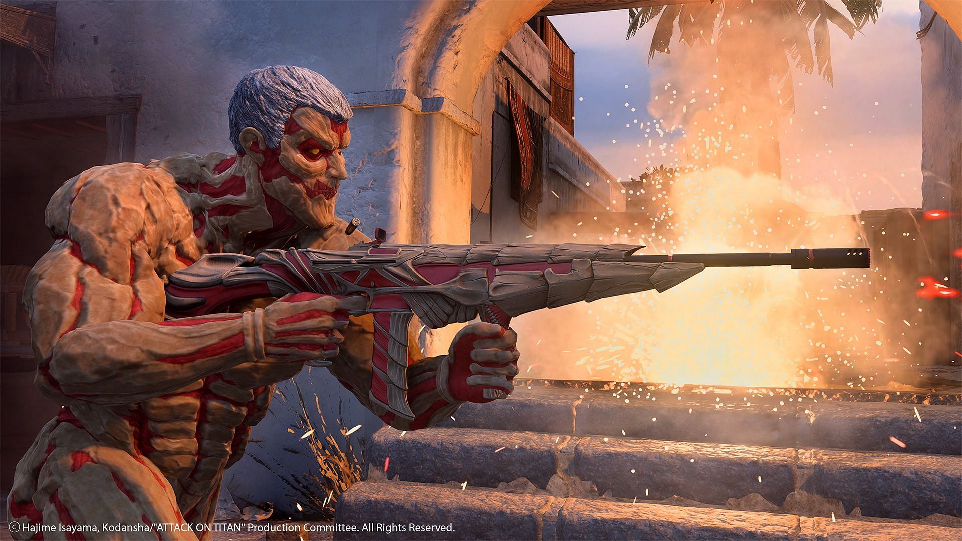 Vanguard&#039;s Attack on Titan collaboration (Image via Activision)