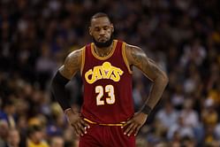 Watch: When LeBron James reminded heckling Golden State Warriors fans of how many rings he has, showing 'three' with his fingers