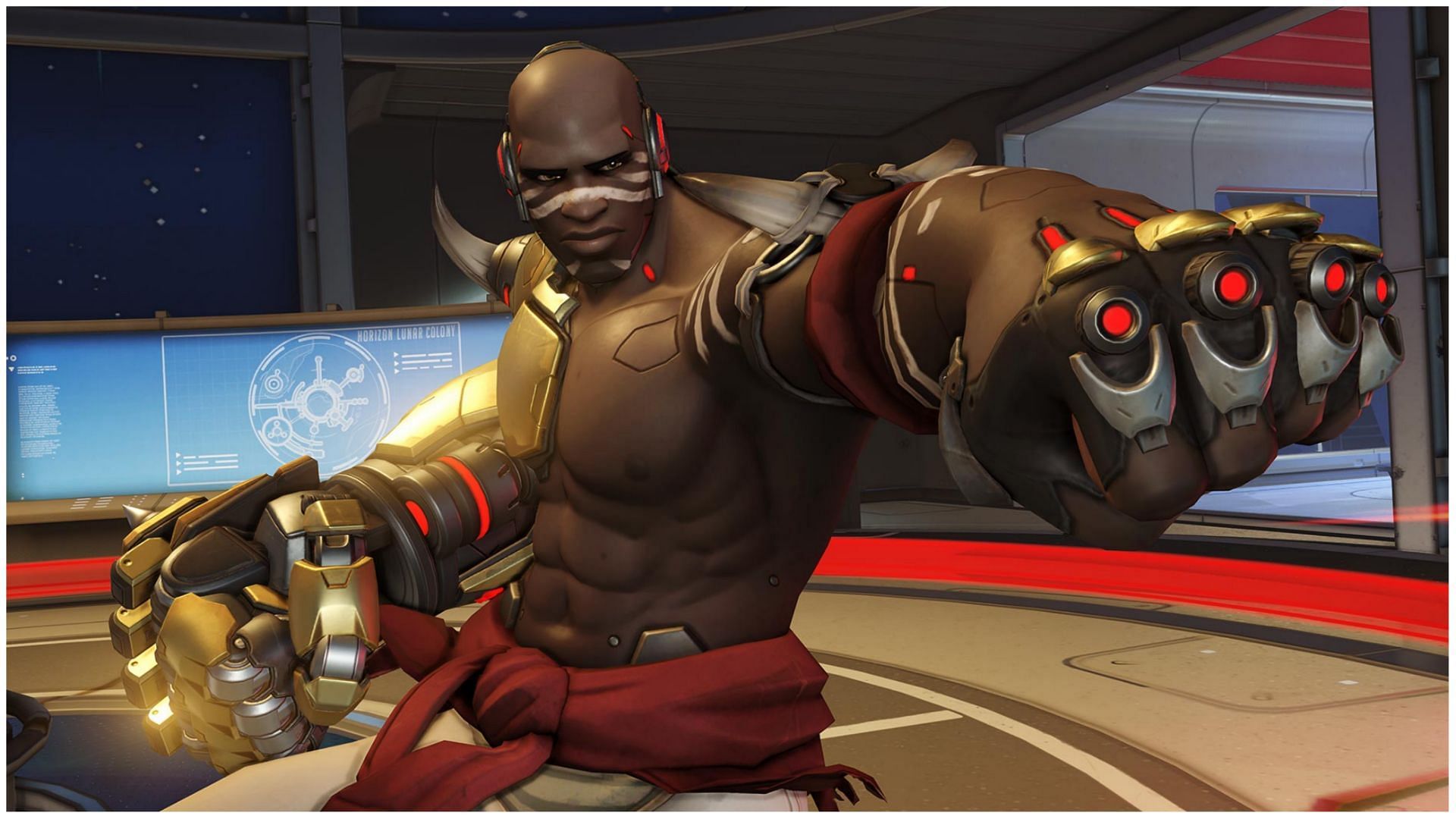 Doomfists about to use his Hand Canon (Image via Blizzard)