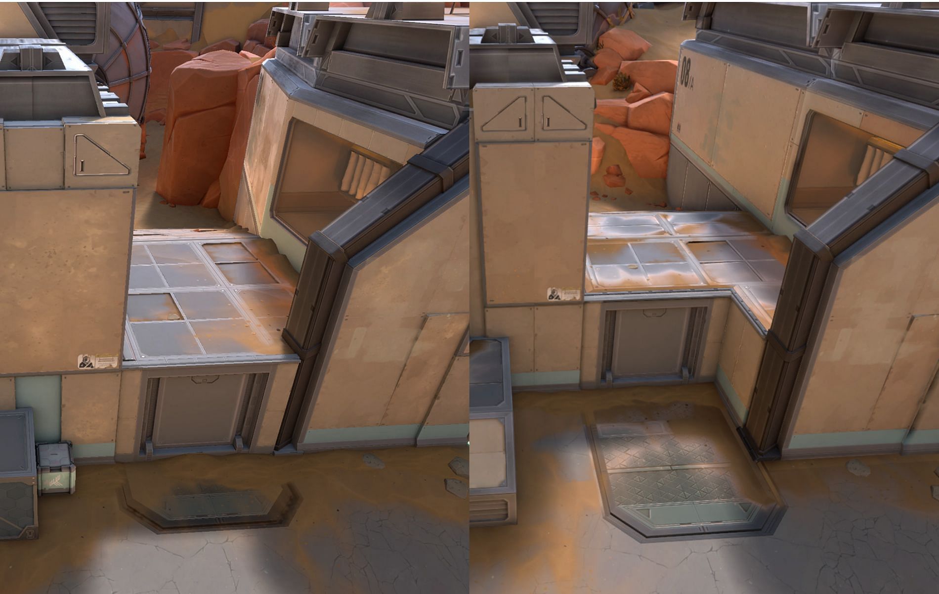 Before/After (Image via Riot Games)