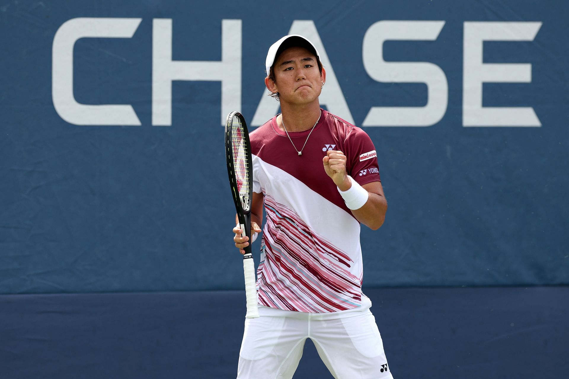 Yoshihito Nishioka at the 2022 US Open.