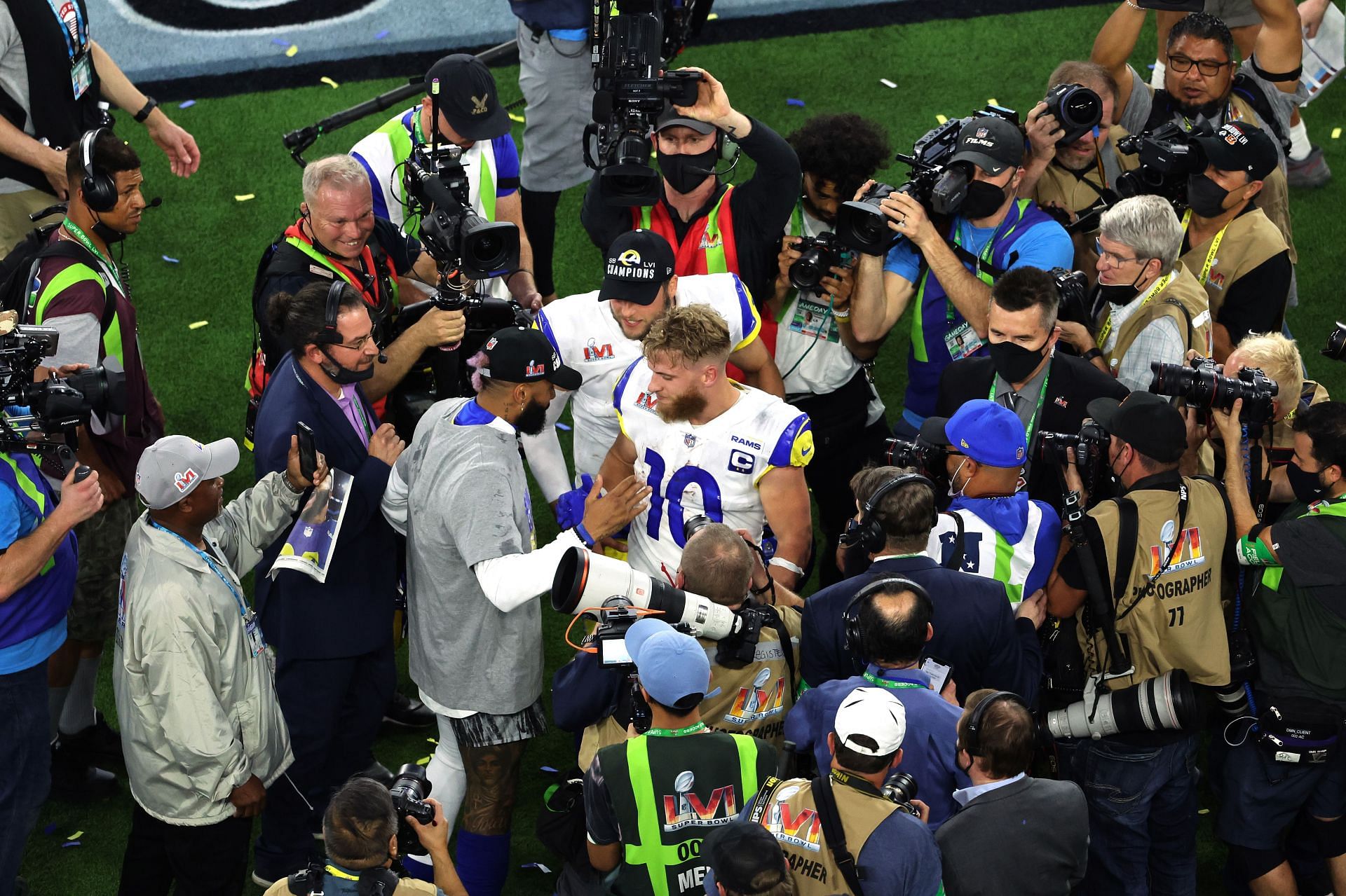 Odell Beckham Jr. won Super Bowl LVI with Los Angeles Rams