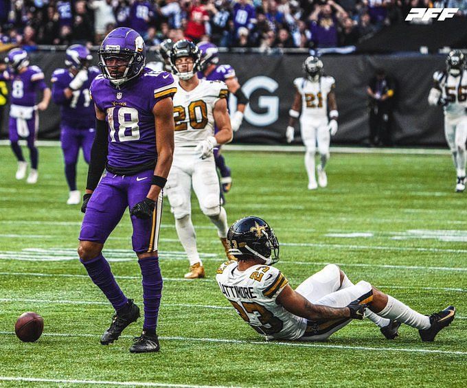 Next challenge for Vikings' Justin Jefferson: Saints star cornerback Marshon  Lattimore