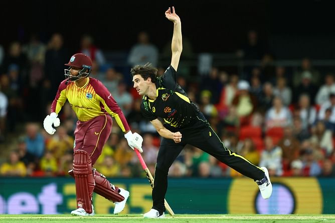 AUS vs WI 2022: [Watch] Australia's Pat Cummins denied a wicket as zing bails stand still despite ball hitting the stumps
