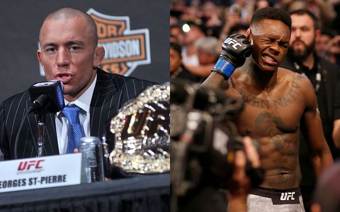"Heavy is the crown, my friend"- UFC legend Georges St-Pierre shares words of wisdom to have a long career at the top with Israel Adesanya