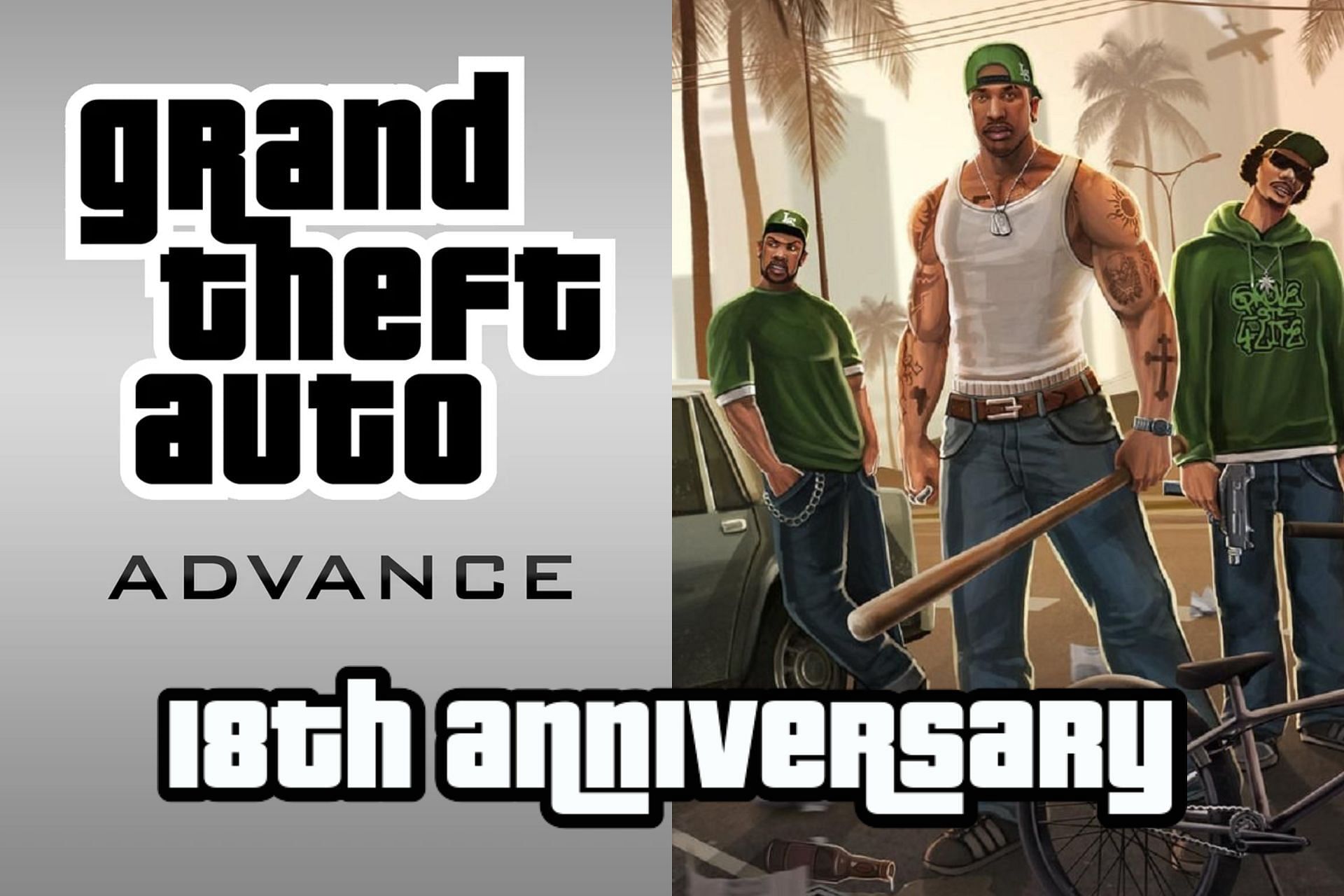 GTA Advance and GTA San Andreas turns 18 today (Image via Sportskeeda)