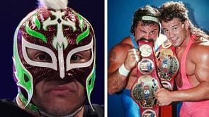 Rey Mysterio and 4 legends who's sons are contracted to WWE