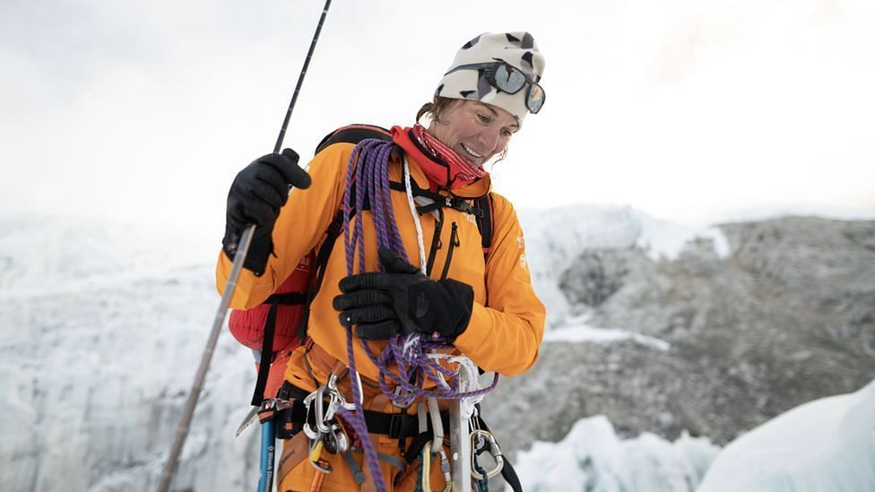 Mountaineer Hilaree Nelson dies at the age of 49; reason and more explored. (Image via NORTH FACE)