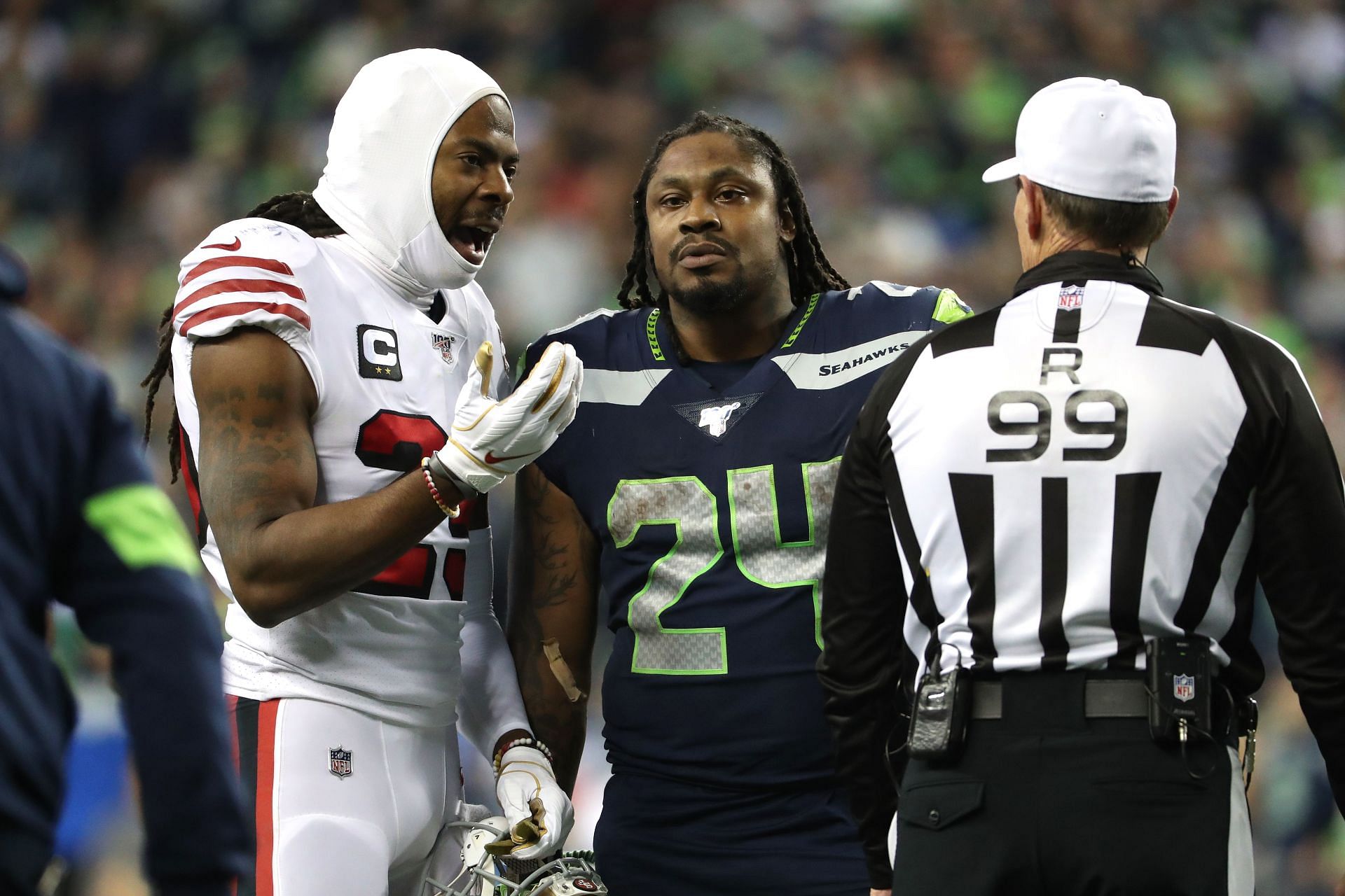 Everyone is talking about Marshawn Lynch, but Sunday night's Seahawks-49ers  game really is about Russell Wilson