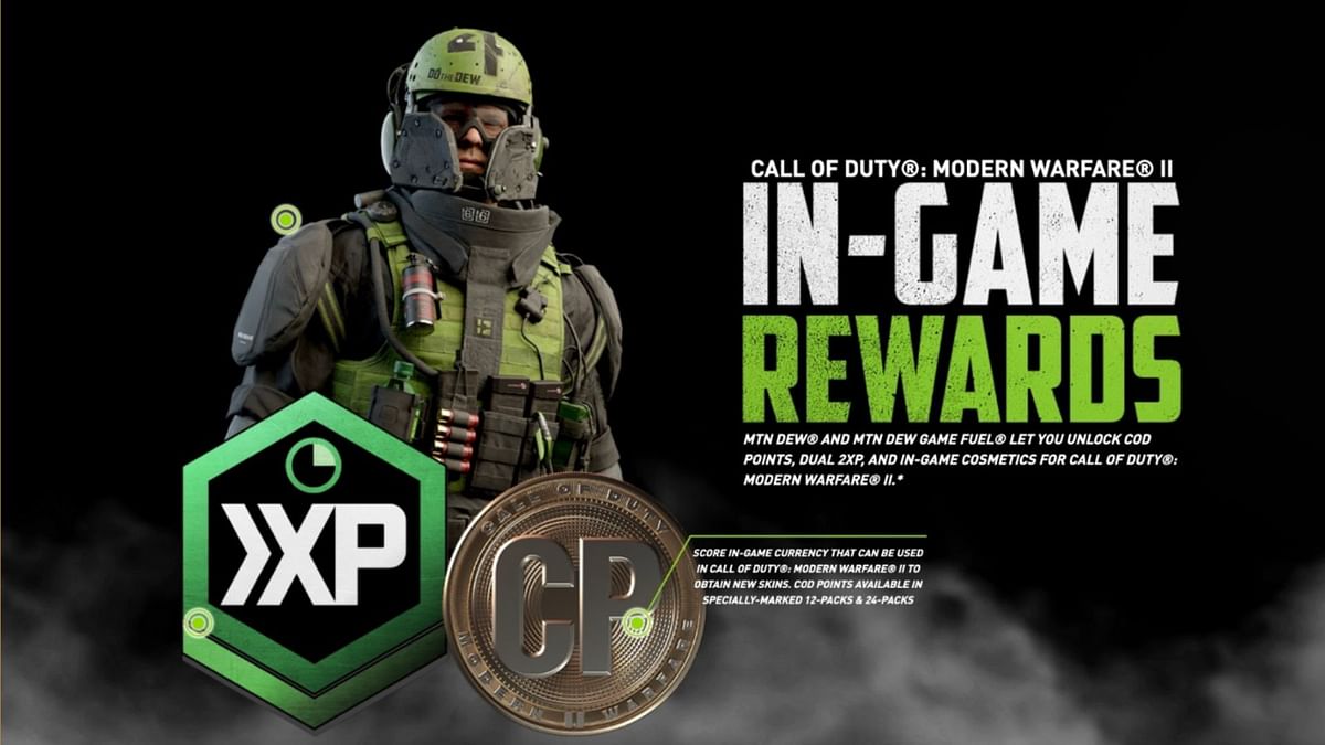How to easily redeem Modern Warfare 2 double XP codes from MTN Dew and