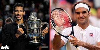 "I thought how cool would it be if I win here where he won 10 times" - Felix Auger-Aliassime on taking inspiration from Roger Federer for his Swiss Indoors title win in Basel